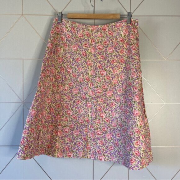 Vintage April Cornell Ditsy Floral Skirt Set - Picture 7 of 9